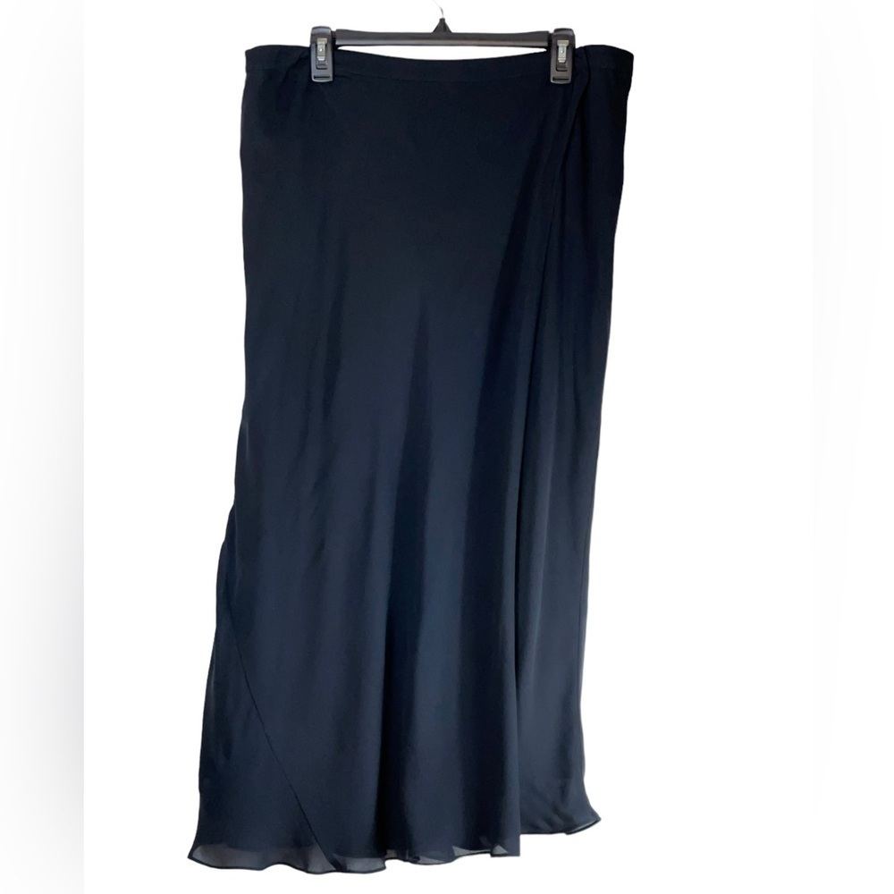 INC International Concepts silk wrap skirt. Size 16W EUC #C2279 - Picture 2 of 6